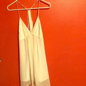 White BCBG dress. Never worn.
